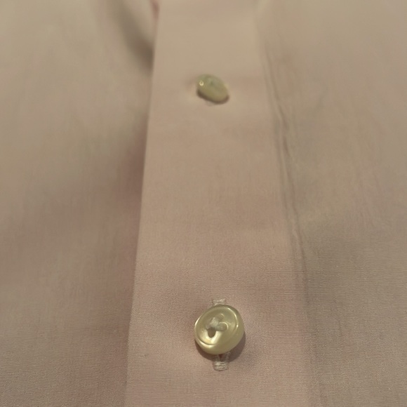 SAKS FIFTH AVENUE pink slim fit dress shirt 16-34/35 - Picture 3 of 5